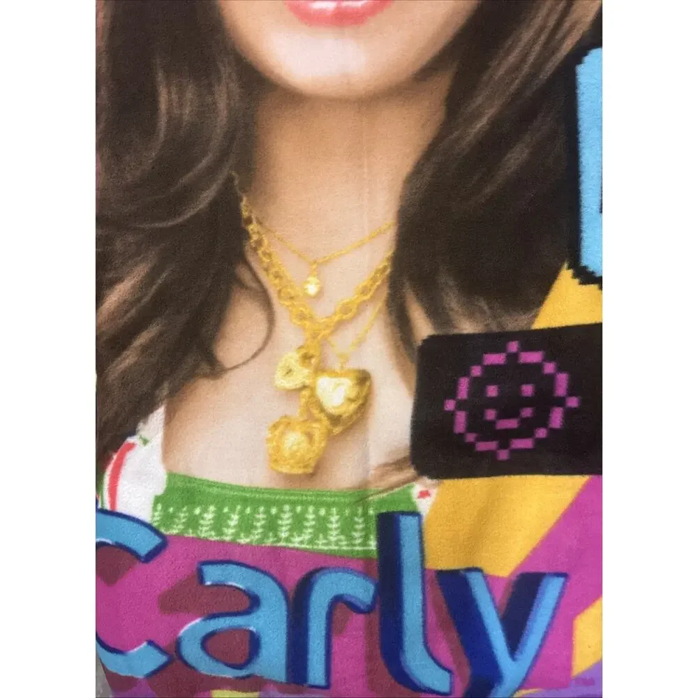 Y2K Vintage iCarly 58x50 Fleece Blanket 2009 Nickelodeon